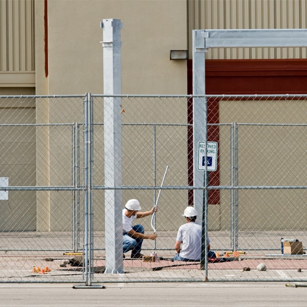 how long can i rent the temporary fence for my work site or event in Arverne NY